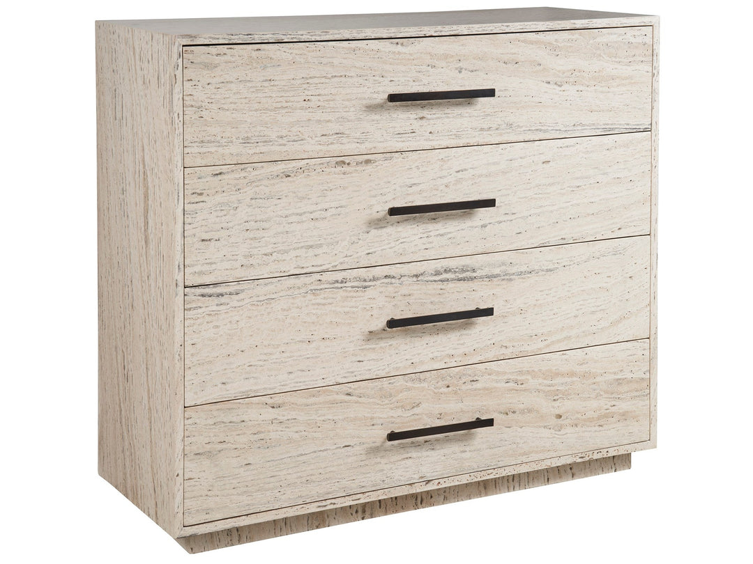 SwayLiving SwayLiving Dove Drawer Chest White Travertine