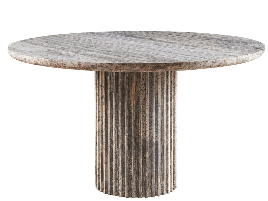 SwayLiving SwayLiving Meadow Dining Table White Travertine