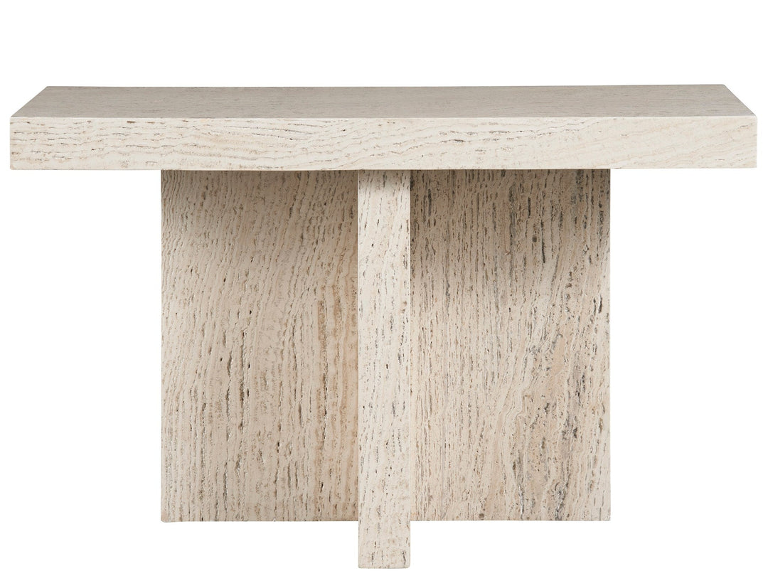 SwayLiving SwayLiving Daxton Console Table White Travertine