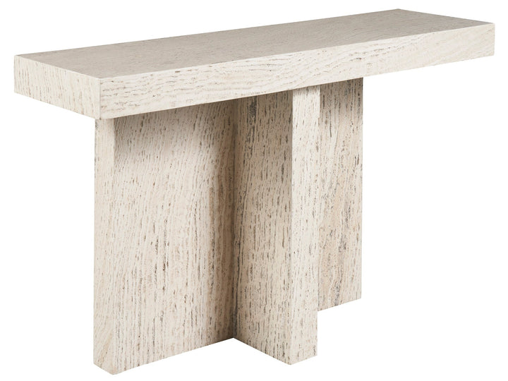 SwayLiving SwayLiving Daxton Console Table White Travertine