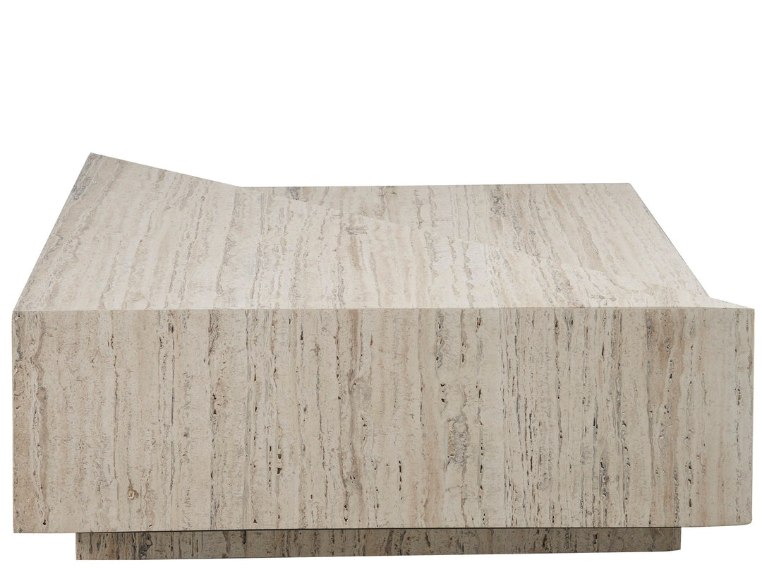 SwayLiving SwayLiving Daxton Cocktail Table White Travertine