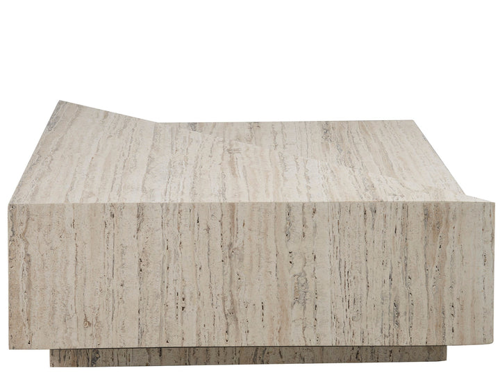 SwayLiving SwayLiving Daxton Cocktail Table White Travertine