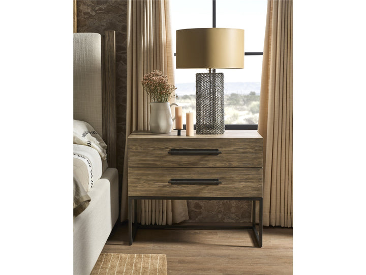 SwayLiving SwayLiving Boulder Metal Base Nightstand Boulder