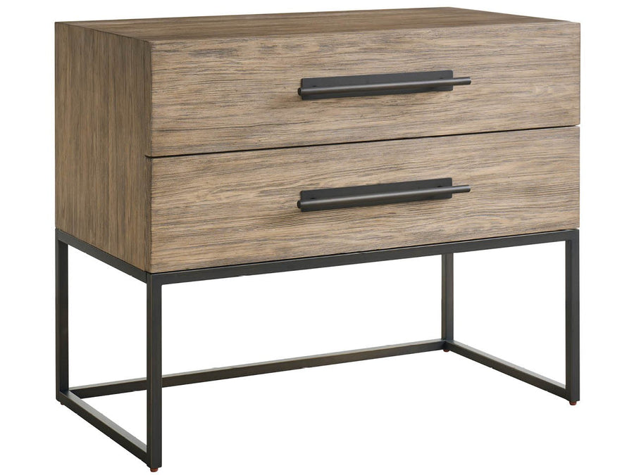 SwayLiving SwayLiving Boulder Metal Base Nightstand Boulder