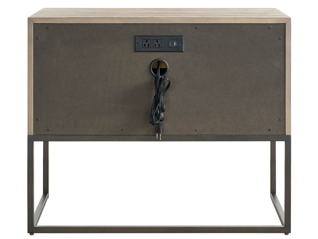 SwayLiving SwayLiving Boulder Metal Base Nightstand Boulder
