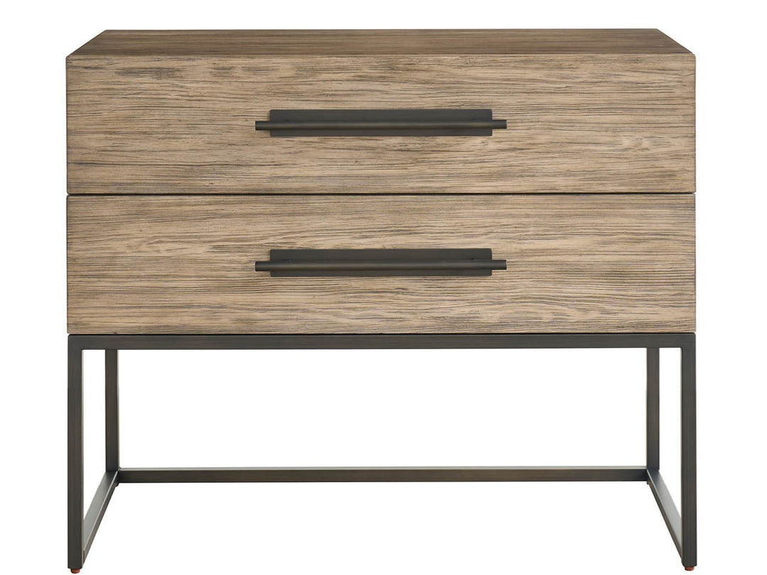 SwayLiving SwayLiving Boulder Metal Base Nightstand Boulder