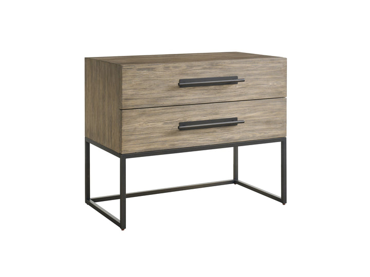 SwayLiving SwayLiving Boulder Metal Base Nightstand Boulder