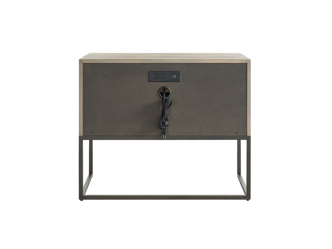 SwayLiving SwayLiving Boulder Metal Base Nightstand Boulder