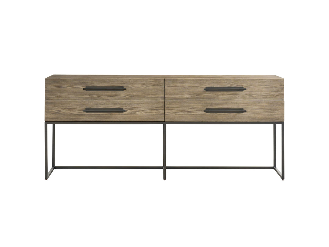 SwayLiving SwayLiving Boulder Metal Base Console Boulder