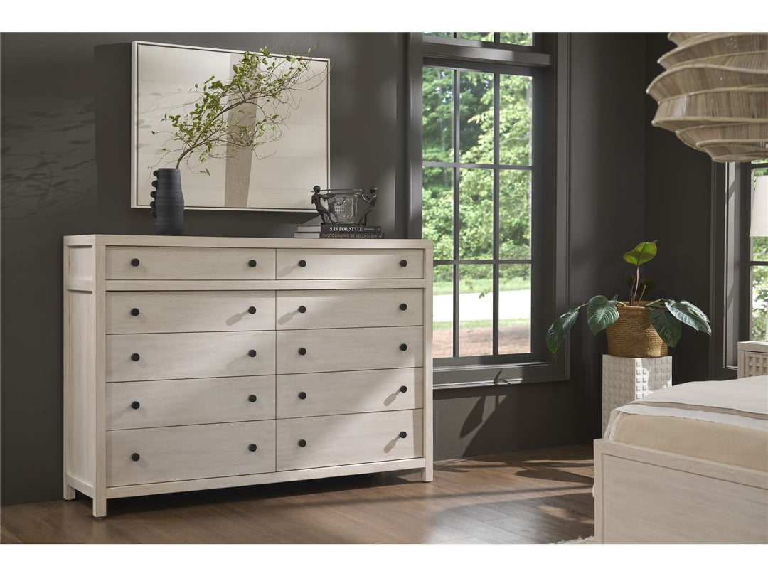 SwayLiving SwayLiving River Rock Ten Drawer Dresser Boulder
