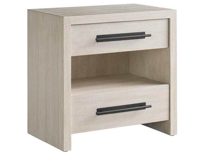SwayLiving SwayLiving River Rock Two Drawer Nightstand River Rock