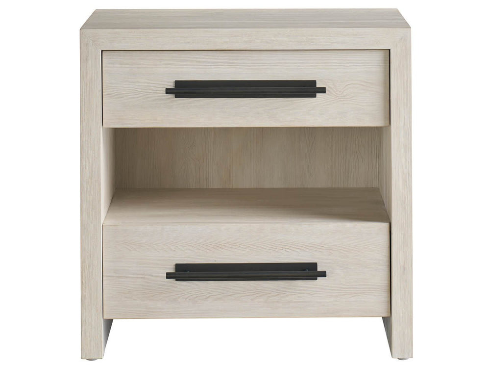 SwayLiving SwayLiving River Rock Two Drawer Nightstand River Rock