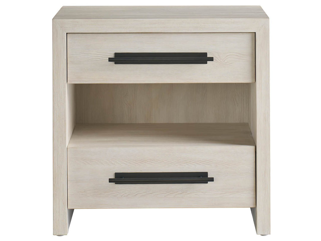 SwayLiving SwayLiving River Rock Two Drawer Nightstand River Rock