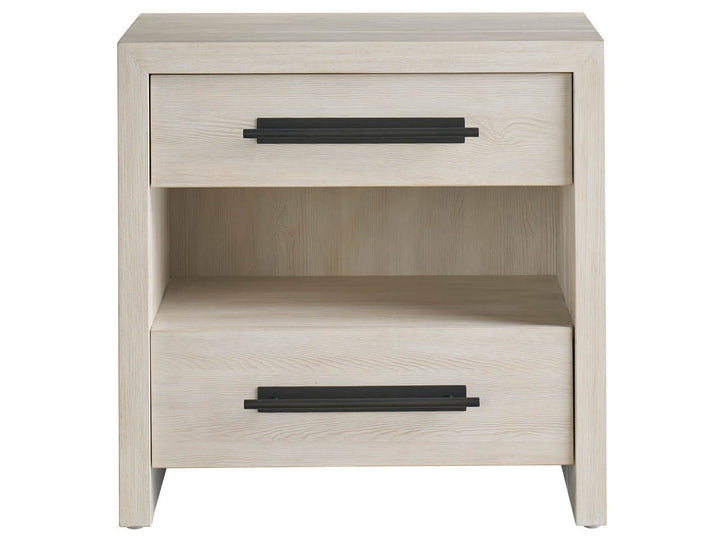 SwayLiving SwayLiving River Rock Two Drawer Nightstand River Rock