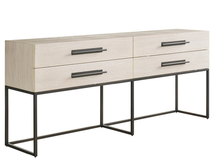 SwayLiving SwayLiving River Rock Metal Base Console River Rock