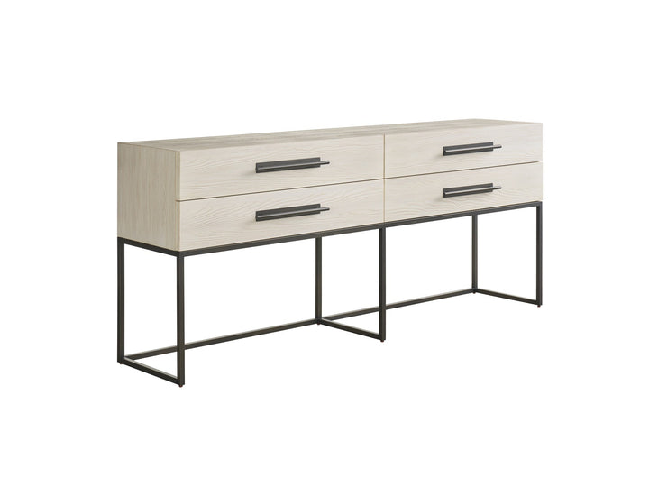 SwayLiving SwayLiving River Rock Metal Base Console River Rock