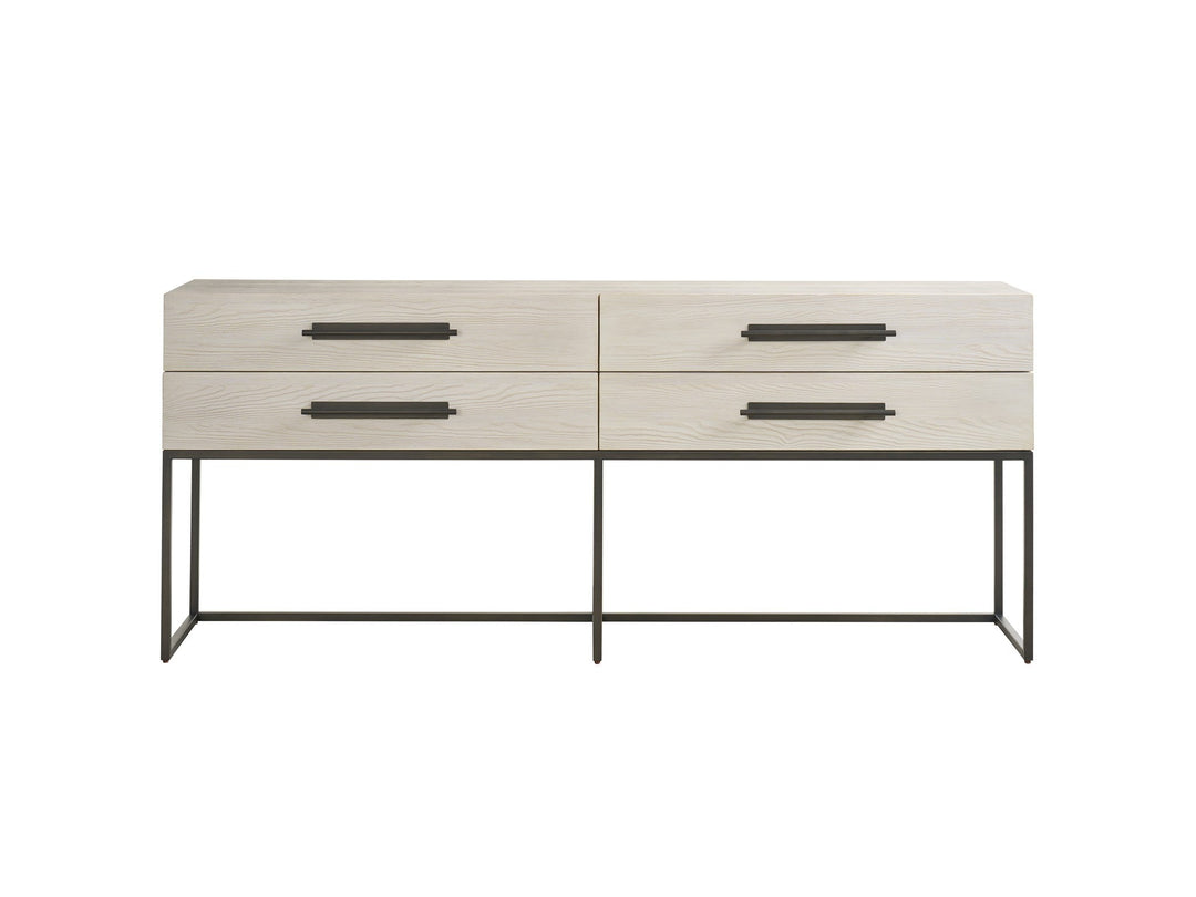 SwayLiving SwayLiving River Rock Metal Base Console River Rock