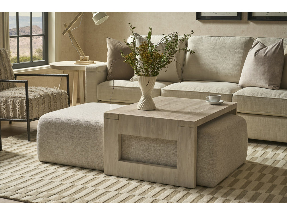 SwayLiving SwayLiving River Rock Nesting Cocktail Ottoman River Rock