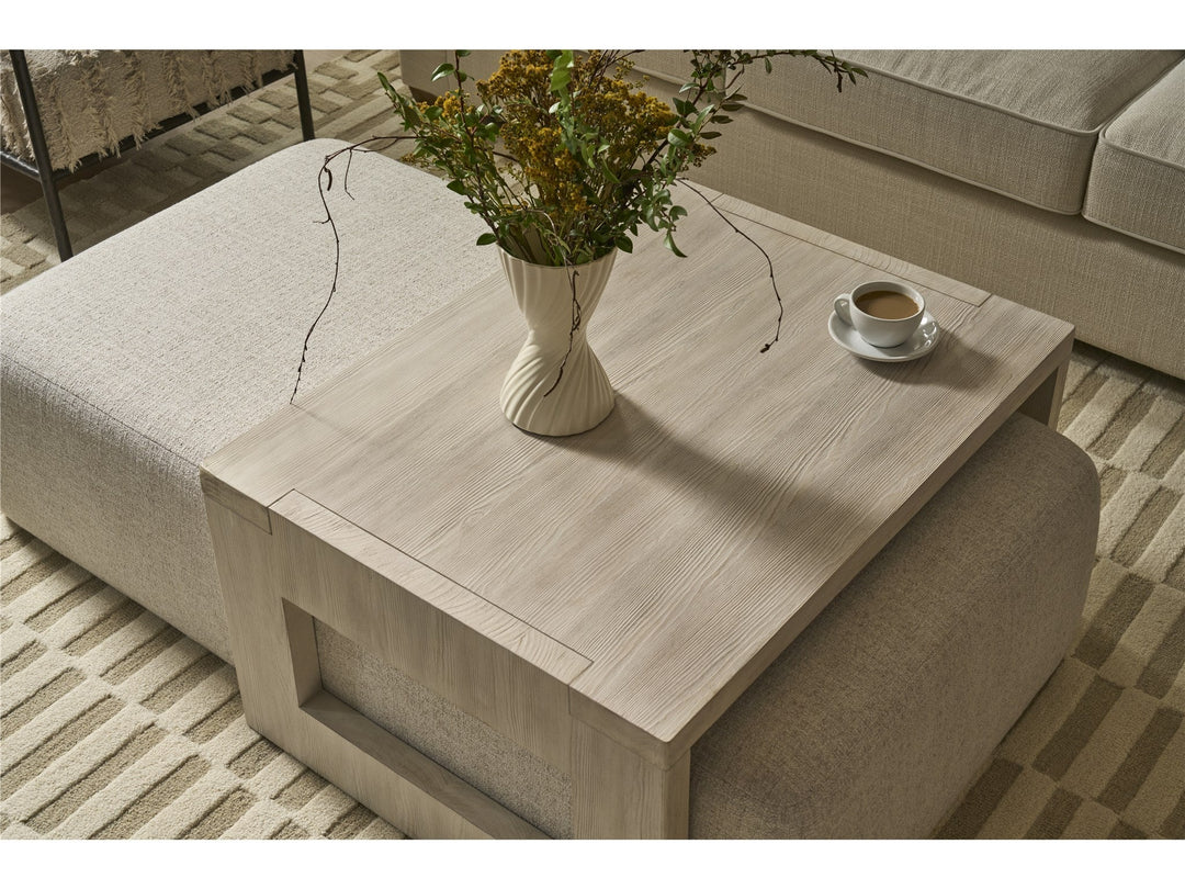 SwayLiving SwayLiving River Rock Nesting Cocktail Ottoman River Rock