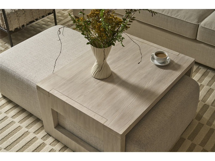 SwayLiving SwayLiving River Rock Nesting Cocktail Ottoman River Rock