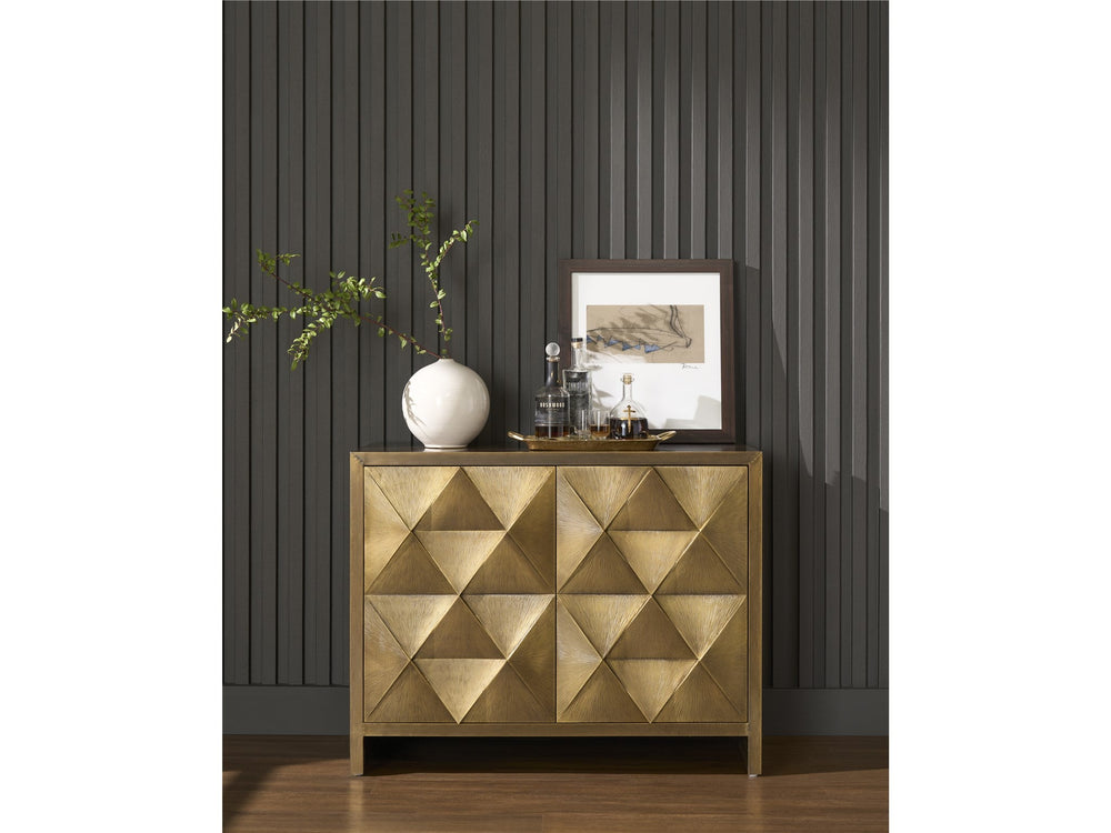 SwayLiving SwayLiving Origami Hall Chest Aged Gold