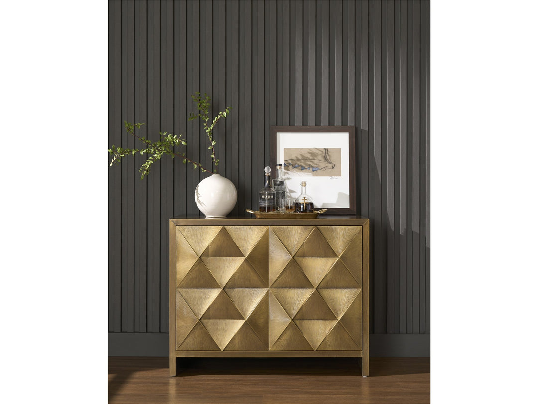 SwayLiving SwayLiving Origami Hall Chest Aged Gold