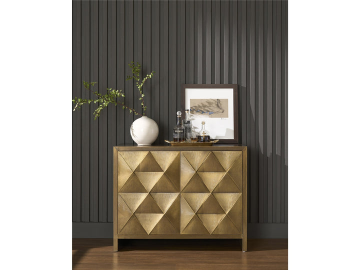 SwayLiving SwayLiving Origami Hall Chest Aged Gold