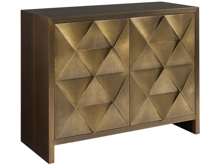 SwayLiving SwayLiving Origami Hall Chest Aged Gold