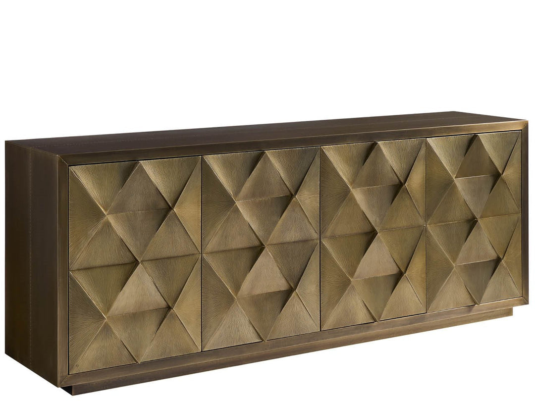 SwayLiving SwayLiving Origami Credenza Antique Champagne