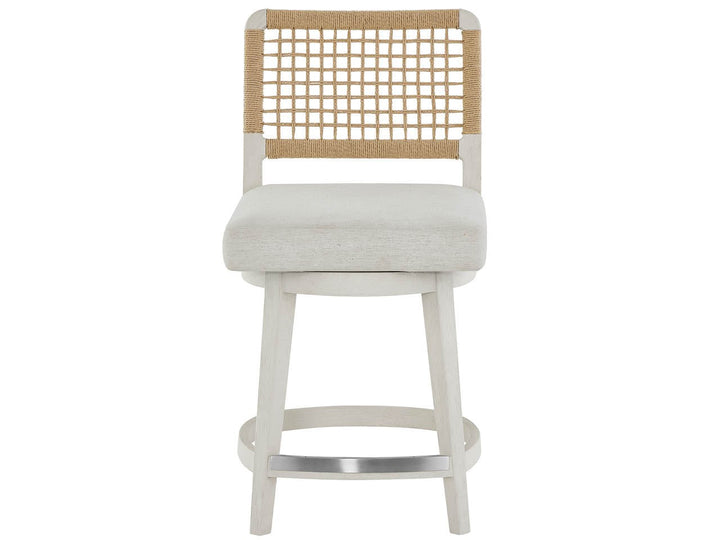 SwayLiving SwayLiving Dockside Swivel Counter Stool White Pine