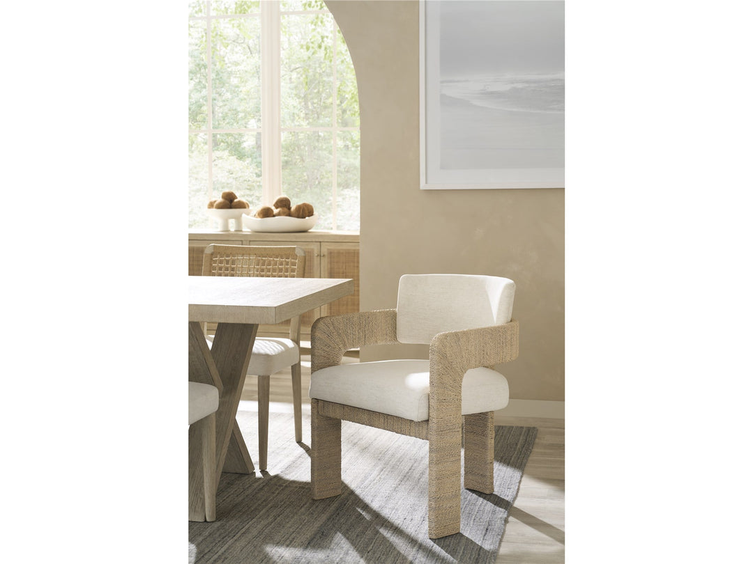 SwayLiving SwayLiving Abaca Arm Chair - Set of 2 Natural Oak
