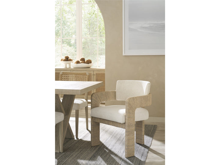 SwayLiving SwayLiving Abaca Arm Chair - Set of 2 Natural Oak