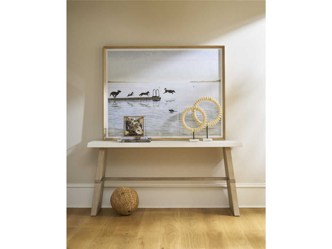 SwayLiving SwayLiving Dockside Console Table Natural Oak