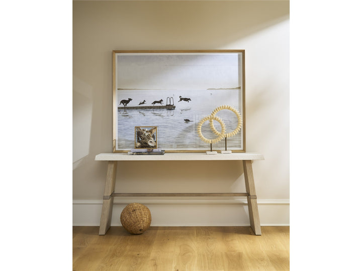 SwayLiving SwayLiving Dockside Console Table Natural Oak