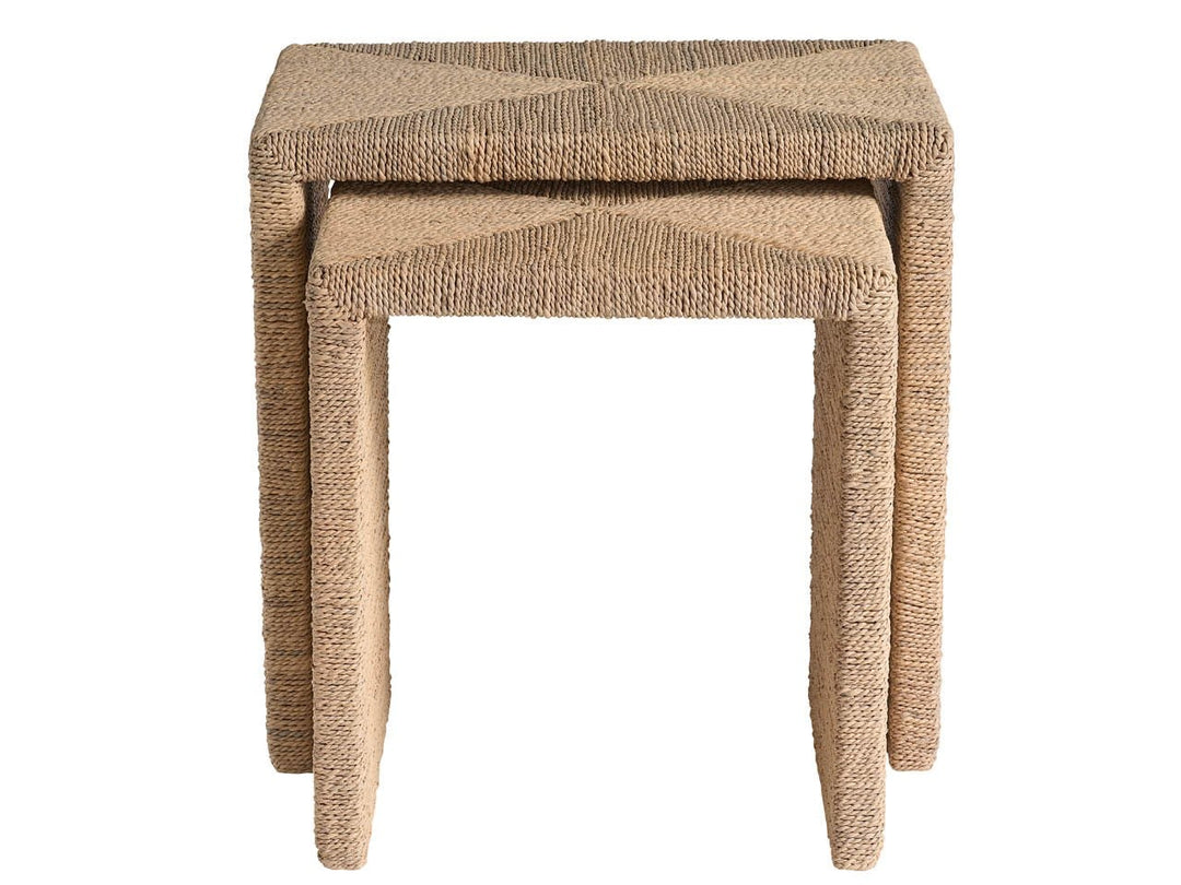 SwayLiving SwayLiving Abaca Nesting Tables Natural Oak