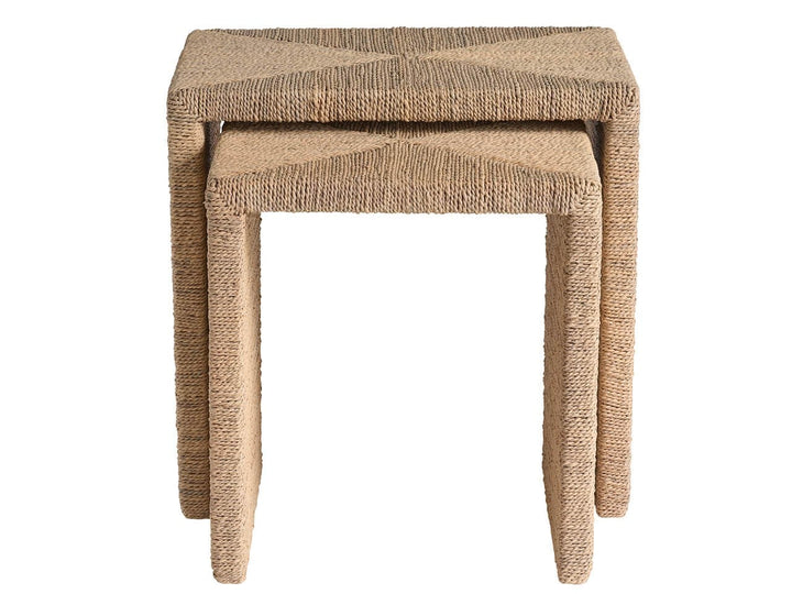 SwayLiving SwayLiving Abaca Nesting Tables Natural Oak