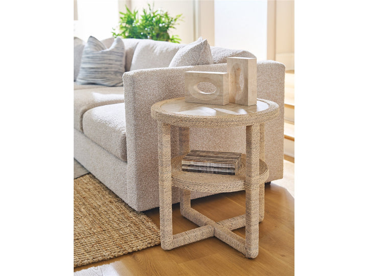 SwayLiving SwayLiving Abaca Side Table Natural Oak