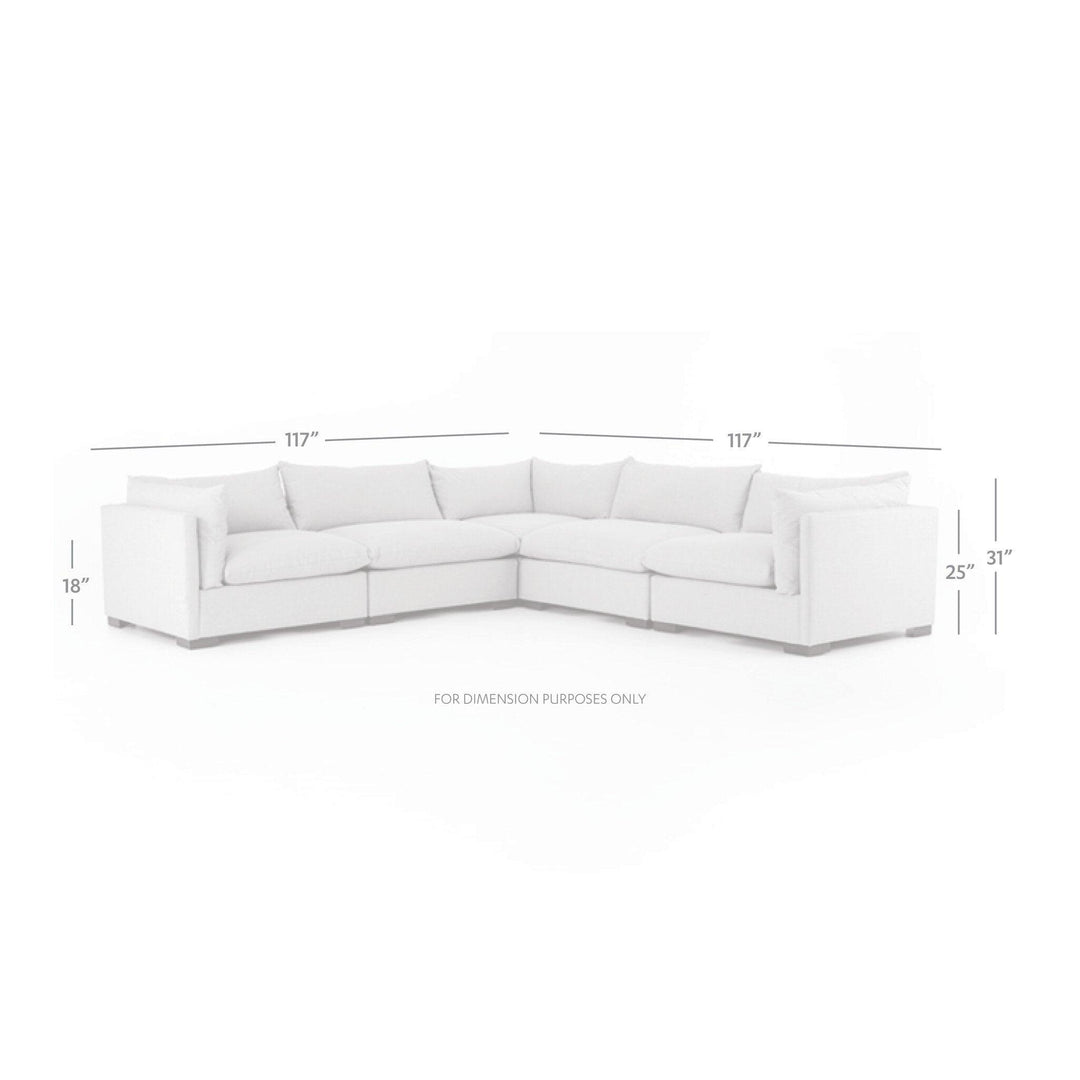 Westwood 5-Piece Sectional - SwayLiving