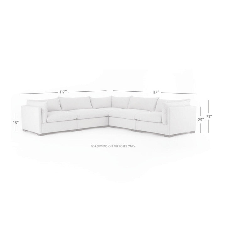 Westwood 5-Piece Sectional - SwayLiving
