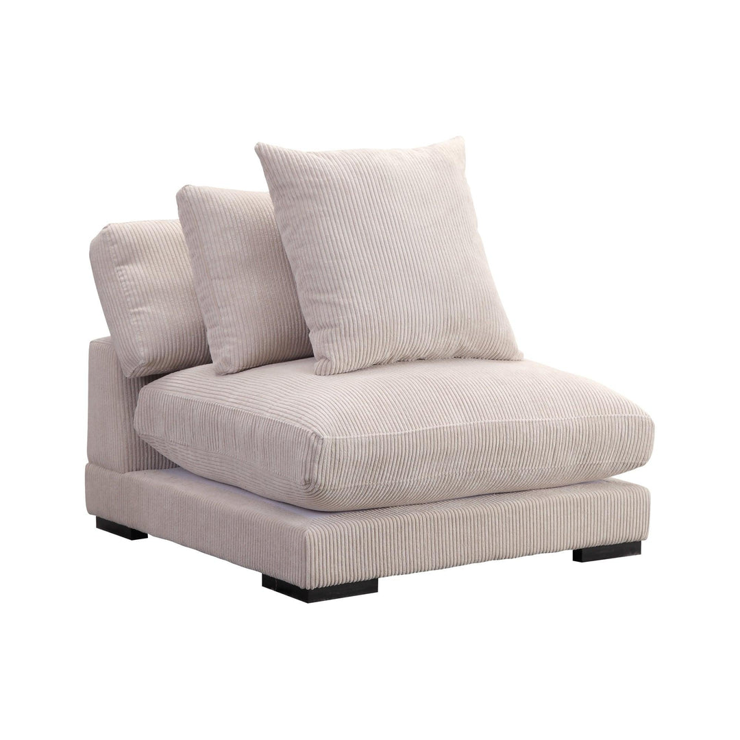 Tumble Slipper Chair Cappuccino - SwayLiving