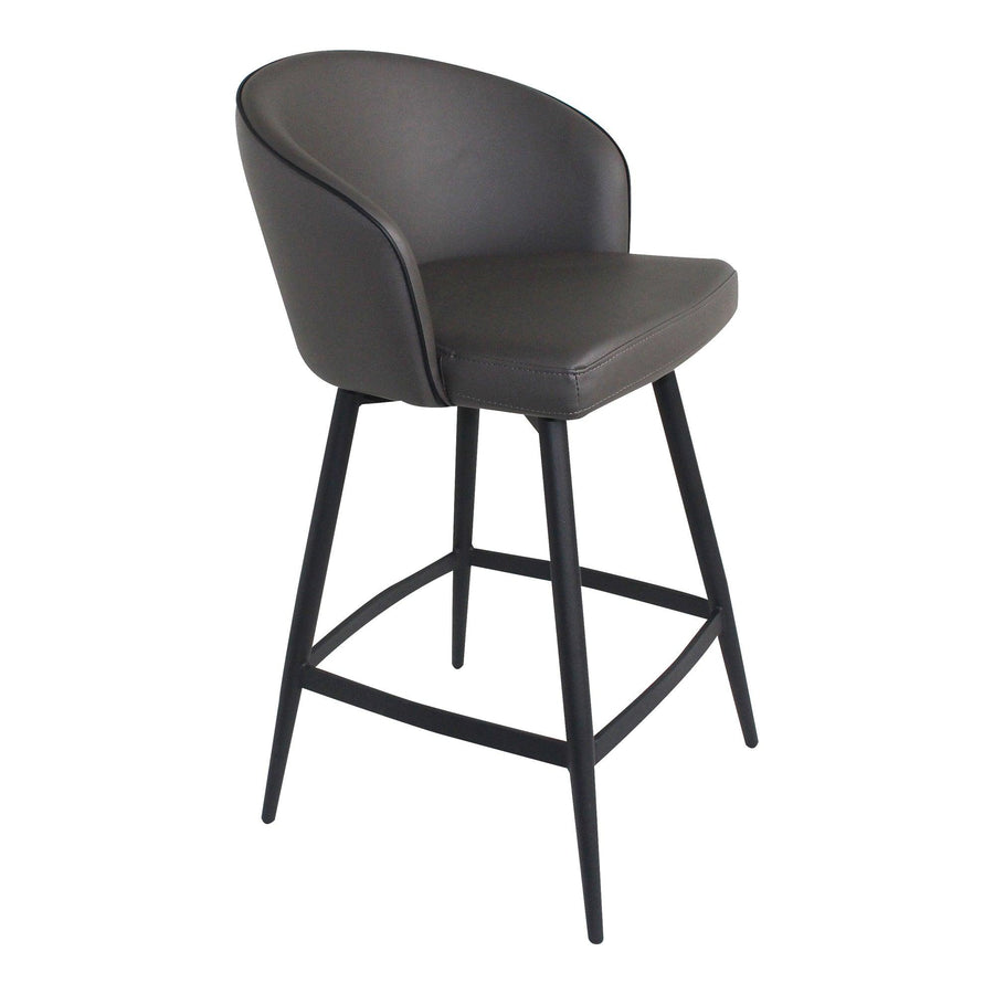 Webber Swivel Counter Stool Charcoal - SwayLiving