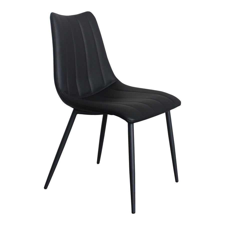 Alibi Dining Chair Matte Black - Set Of Two - SwayLiving