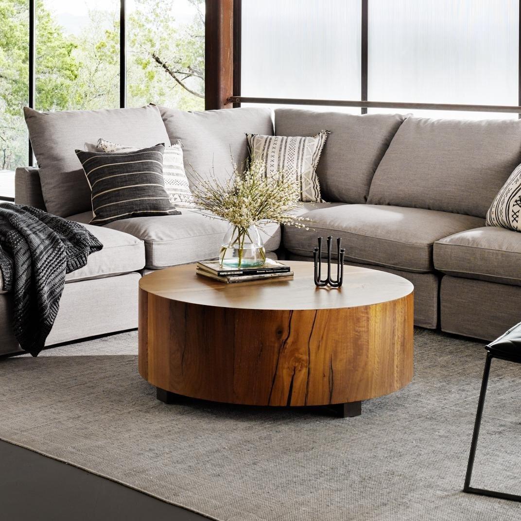 Hudson Round Coffee Table - SwayLiving