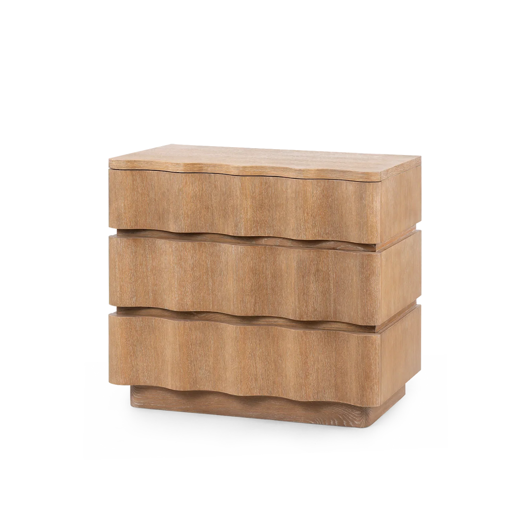 SwayLiving Vanessa 3-Drawer End Table NIGHTSTANDS