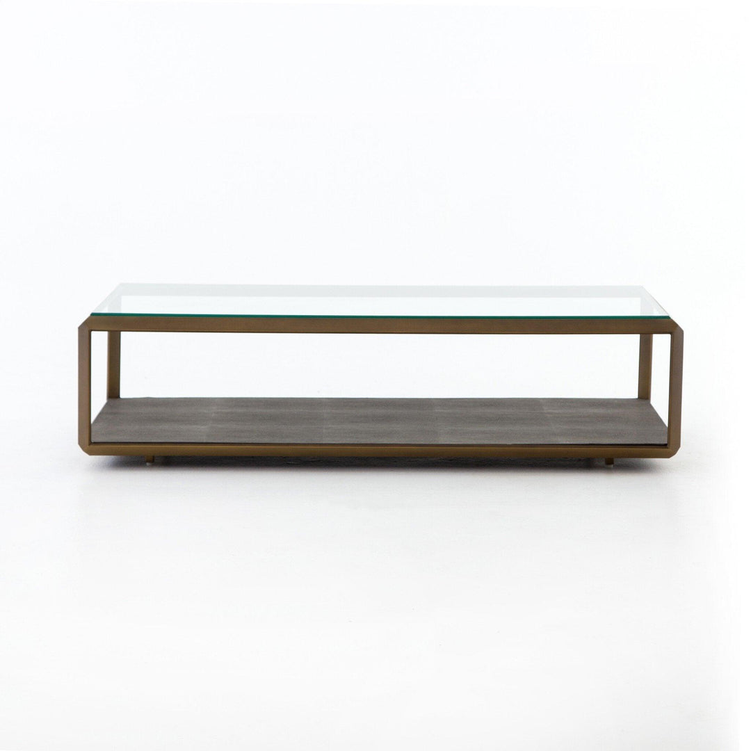Shagreen Shadow Box Coffee Table - SwayLiving