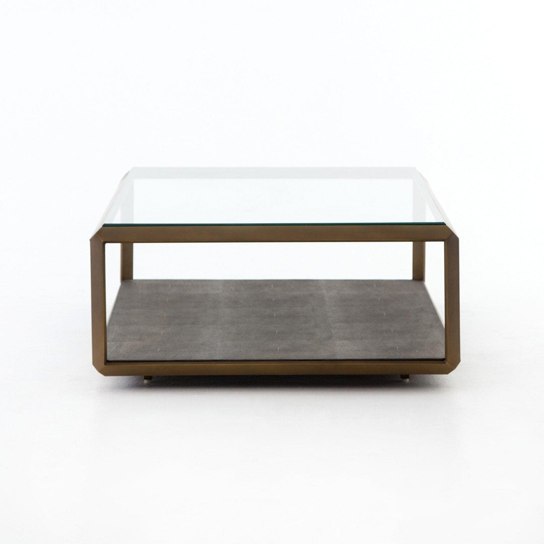 Shagreen Shadow Box Coffee Table - SwayLiving