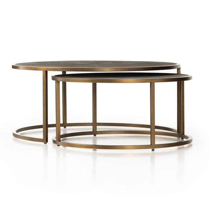 Shagreen Nesting Coffee Table - SwayLiving