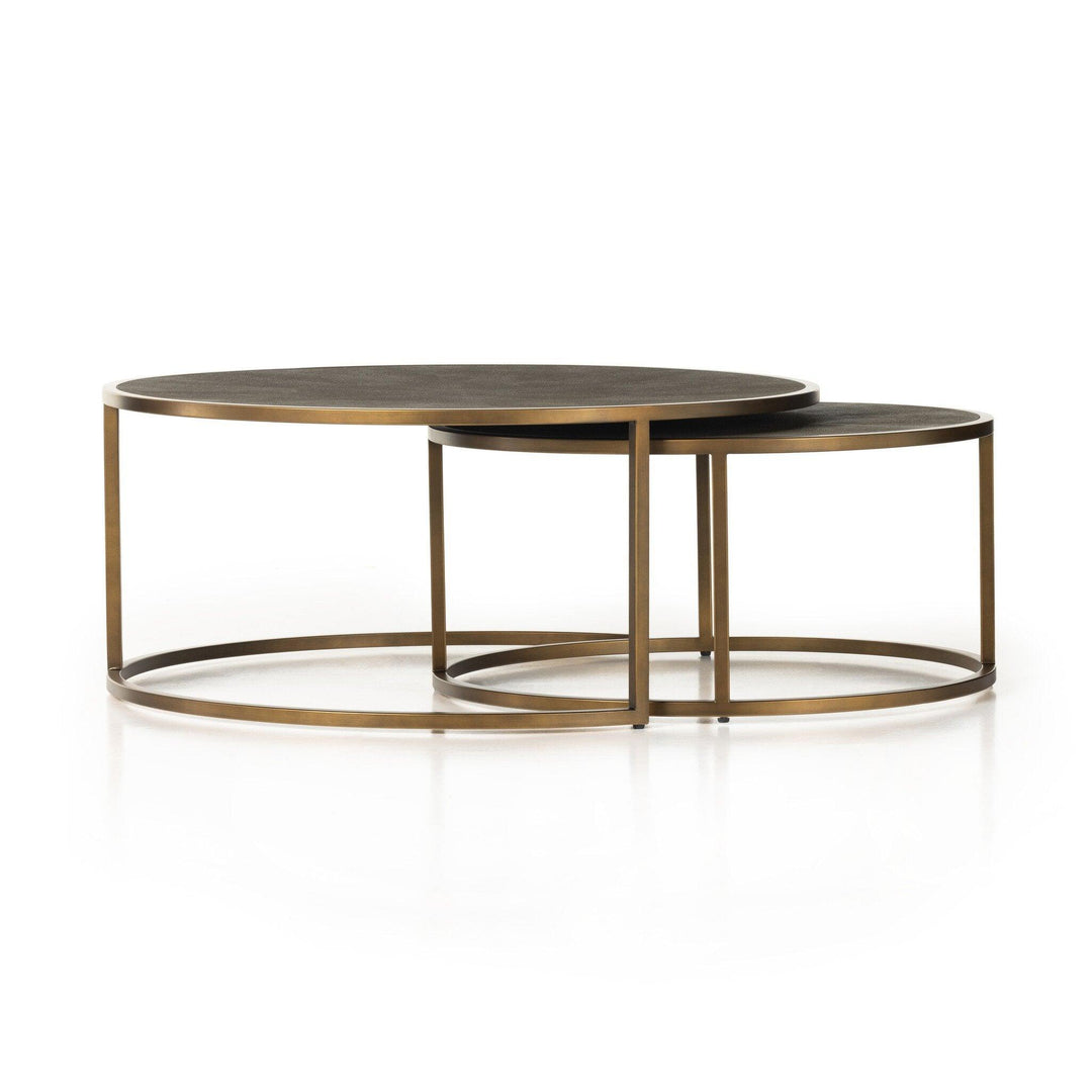 Shagreen Nesting Coffee Table - SwayLiving