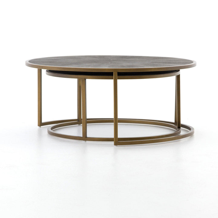 Shagreen Nesting Coffee Table - SwayLiving