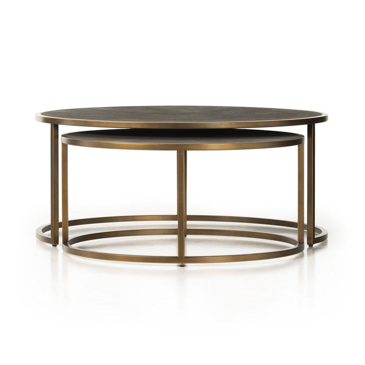 Shagreen Nesting Coffee Table - SwayLiving